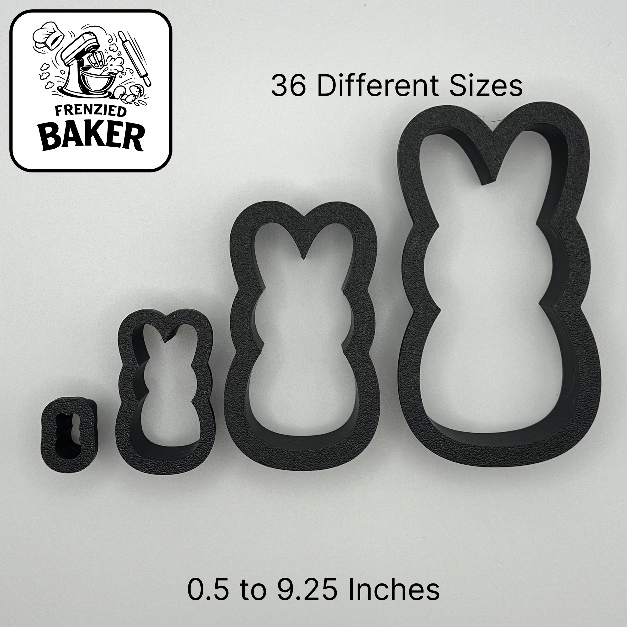 Peep cookie cutter - one of our 30+ unique designs